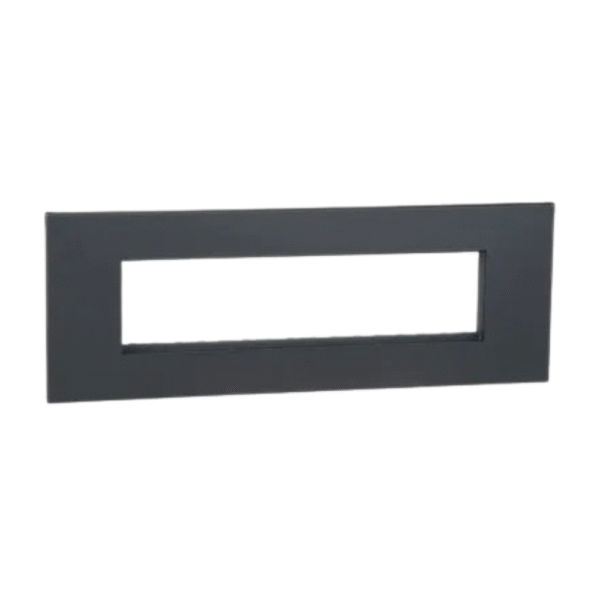 Cover Plate - 8 Module - Graphite