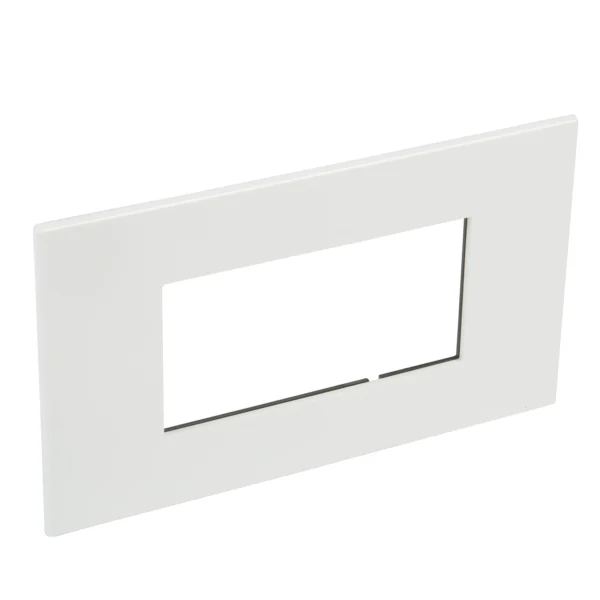 Cover Plate - 4 Module - White