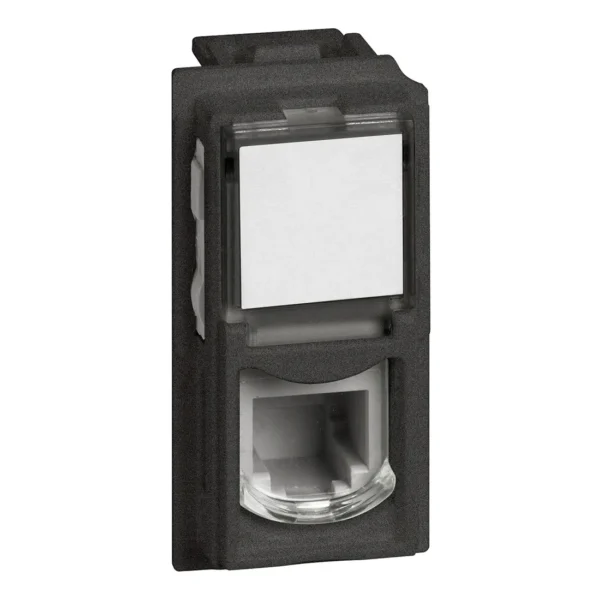 Telephone Socket-RJ11-Type K10-1 Module-Black