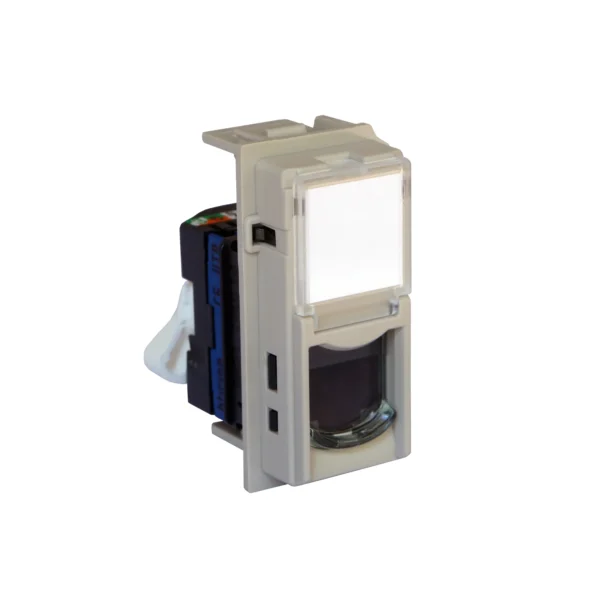 Information Socket-RJ45-Cat 6-UTP-Tooless Type IDC-1 Module-Sand