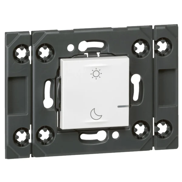 Connected Wake Up/Sleep Wireless Scenario Control Switch - 2 Module - White