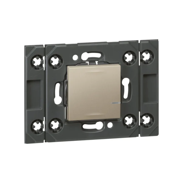 Connected Wireless Light Switch - 2 Module - Champagne