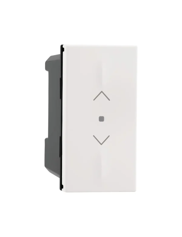 Connected Curtain/Roller Blind Switch - Wired - 1 Module - White