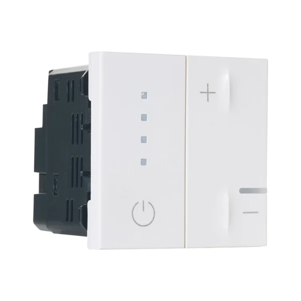 Connected Step Fan Controller - with Neutral - 100W - 2 Module - White