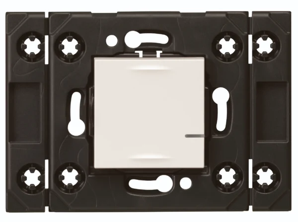 Connected Wireless Light Switch - 2 Module - White