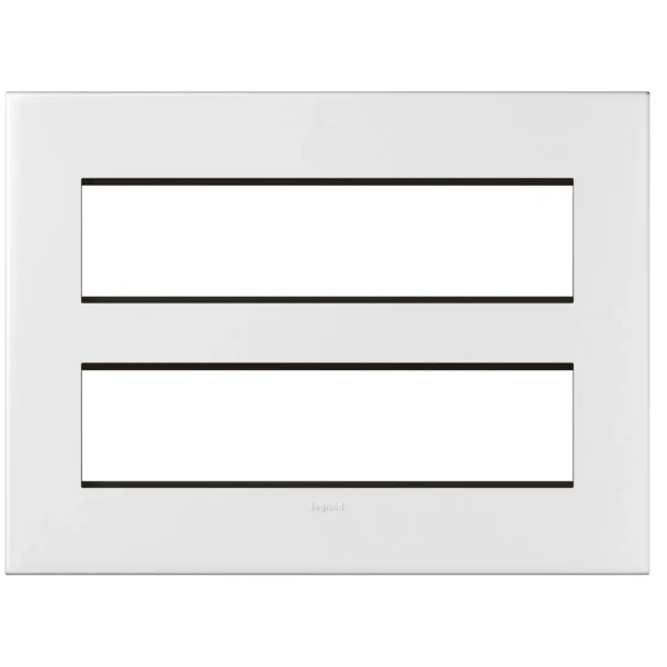 Cover Plate - 2*8 Module - White